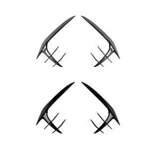 Audi A5 S5 F5.5 Sline 2021-24 Front Air Intake Grille Spoiler Modification Piano Black Carbon Fiber Texture ABS Adhesive Fitment - Product Image 4