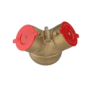 FM Two Way Brass EXPOSED INLET FIRE DEPT <strong>CONNECTION</strong> Plate and Cover <strong>Set</strong> Model 8561005 Zhejiang Origin - Product Image 4