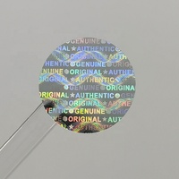 Autocollants holographiques argentés de garantie inviolable, étiquettes de sécurité transparentes anti-effraction avec numéro de série, étiquettes de sécurité laser, autocollant personnalisé avec logo