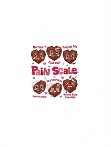 T-shirt divertente con scala del dolore 0-10, grafica con termini di girocolloredo per infermieri, abbigliamento umoristico per il settore sanitario, t-shirt casual a maniche corte con scollo rotondo, per donna e uomo - Product Image 1