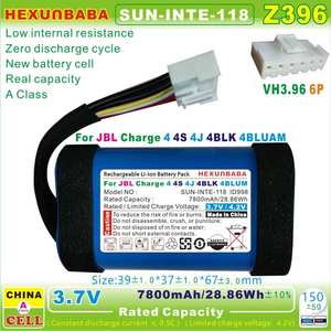 Batterie Li-Ion 3.7V 7800mAh pour haut-parleur <span class=keywords><strong>JBL</strong></span> <span class=keywords><strong>Charge</strong></span> <span class=keywords><strong>4</strong></span> 4S 4J 4BLK 4BLUAM Charge4 ID998 SUN-INTE-118 IAA011NA Z396 - Product Image 4