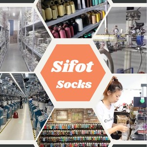 Sifot vente en gros personnalisé Yoga Crew Grip laine Logo Crew Print chaussettes de course faisant Pilates Logo - Product Image 4