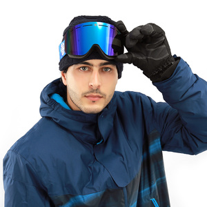 HUBO 108A Gafas de esquí sin marco Las mejores gafas de snowboard Gafas con logotipo personalizado Compatible Azul Rojo Plata Verde Hecho <span class=keywords><strong>PC</strong></span> duradero - Product Image 6