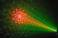 Lumière de scène à LED 30W 4 en 1 avec télécommande, effets lumineux ELF 4 en 1 pour discothèque, fête, bar, DJ