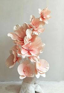 Flores Gigantes Hechas a Mano de Durazno, Cerezo y Magnolia, Ideales para Decoración de Ventanas de Bodas, Personalización de Fábrica - Product Image 2