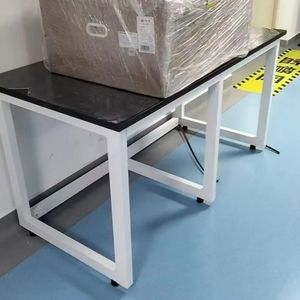 Table de travail en acier pour laboratoire, établi industriel en métal pour atelier technique - Product Image 4