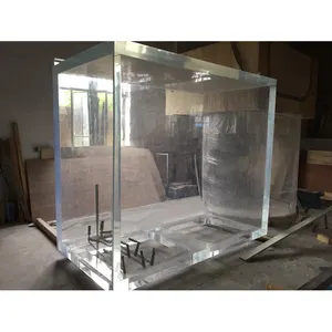 Hot Koop Factory Direct Prijs Grote Indoor Landbouw Aquafarming Acryl Kolom Vis Tank