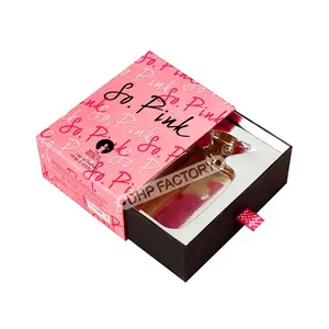 Customized Drawer Paper Rigid Cardboard Gift Packaging 10Ml Perfume Bottle Sliding Box Design Templates