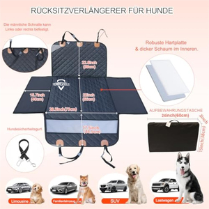 Siège de voiture pour animaux de compagnie, design imperméable <span class=keywords><strong>et</strong></span> pliable, fond rigide réglable, housse de siège de voiture pour chien, sortie d'usine - Product Image 2