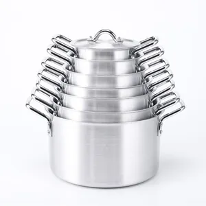 Nieuw Binnen 7 Stuks Aluminium Kookgerei Sets Kookpot Ander Gewicht Kookpot