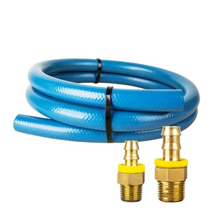 3/8" Fuel Hose Line Push Lock NBR Rubber 25FT SAE 30R7 300PSI With 10 Clamps For Small Engines - View #6