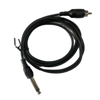 Câble audio-vidéo coaxial en PVC vert tressé de 8 m, 5 mm, nickelé, mâle-femelle, 6,35-RCA XLR pour projecteur, microphone, haut-parleur de voiture