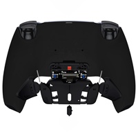 Kit de boutons arrière personnalisés en plastique noir pour Remap RISE4 V3 pour manette PlayStation 5