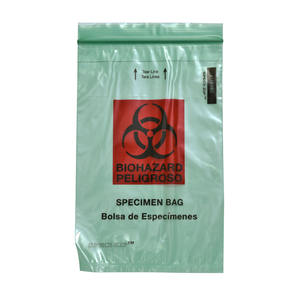 Biohazard-Probe 6x10 Zoll/15,2x24,2 cm Gefrier-Kühl-Druck verschluss oben Benutzer definiertes Logo Druck labor Proben lagerung - Product Image 5