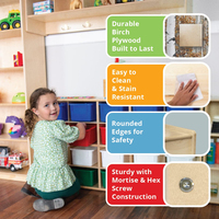 Table sensorielle Montessori pour tout-petits avec bacs Activité éducative Table de jeu en bois pour enfants Artisanat pour jeu sensoriel et artisanat