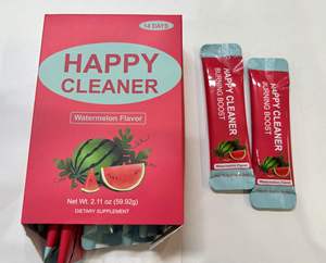 Happy Cleaner, Polvo de Electrolitos con Probióticos Sabor Sandía, Compatible con OEM, para Adultos, <span class=keywords><strong>14</strong></span> Piezas/Caja - Product Image 5