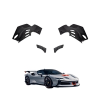 Fender Belakang MIW Real Dry Carbon Fiber Autoclave Process untuk Upgrade Ferrari SF90, Gaya SF90 XX Widebody Glossy/Matte Premium