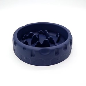 Comedero lento para perros, diseño antideslizante de silicona, lavavajillas, apto para microondas, cuencos para cachorros y gatos, cuencos para una alimentación <span class=keywords><strong>saludable</strong></span> - Product Image 4