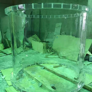 Acuarios de peceras acrílicas cilíndricas personalizadas de fábrica que mejoran cualquier entorno - Product Image 6