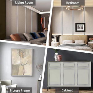 Bande décorative en acier inoxydable <span class=keywords><strong>miroir</strong></span> <span class=keywords><strong>doré</strong></span>, plaque en acier inoxydable, bande de bordure autocollante pour la décoration de la maison - Product Image 4