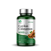 Compléments alimentaires à la cannelle de Ceylan, très demandés, favorisent la digestion et renforcent l'immunité, capsules de cannelle avec étiquette personnalisée
