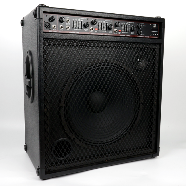 BS-3000 250W Guitar Combo Amp Bass Amplifier 15 Inches Recording Studio, Practice Room, Small Courtyard