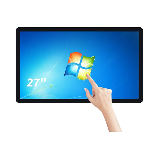 TouchWo New 27-inch Touch Screen PC Monitor Intel I7 8GB RAM 512G SSD 16:9 FHD 1080P Windows 11 Pro USB Smart Board Business