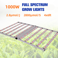Cajoroy Luz De Cultivo 1000W élèvent la lumière sous l'auvent élèvent des lumières LED à spectre complet pour les plantes d'intérieur