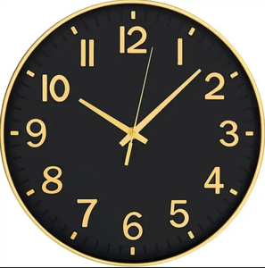 12 Inch Hiện Đại 3D Dập Nổi Số Đồng Hồ Treo Tường Im Lặng Vòng Giá Rẻ Nhựa Thạch Anh Tùy Chỉnh Đồng Hồ Nhà Sản Xuất - Product Image 2