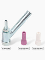Pistolet de sablage pneumatique multi-buses réglable de qualité supérieure, outil portatif à buses céramiques pour le traitement du marbre, du verre et de la pierre