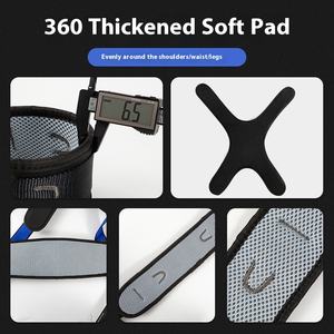 秋物逮捕ロッククライミングツリークライミングフルボディ安全ハーネス5点シートベルト工場供給 - Product Image 3