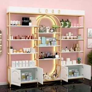 Vitrines de présentation de cosmétiques, Étagères de salon de beauté, Vitrines de présentation pour salon de manucure, Étagères de salon de coiffure - Product Image 1