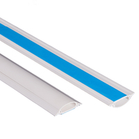 Promotion : Goulotte de câblage PVC ignifuge, sans halogène, résistante aux UV, flexible, résistante à la chaleur, pour installation électrique au sol, blanche