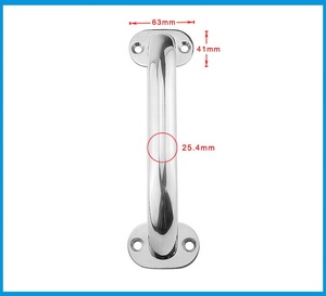 Accessori per barche maniglia a benna in acciaio inossidabile 304 maniglia per corrimano per porta maniglia per maniglione maniglia per boccaporto per barche Yacht bagno marino - Product Image 2
