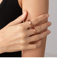Bijoux biomagnétiques vintage en cuivre, ajustables, pour le soulagement de l'arthrite, avec éléments naturels, pour mariages, fiançailles, cadeaux