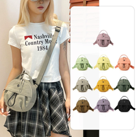 Tas Tangan Merek Baru Pabrik Colefa Berkualitas Tinggi Dropshipping Label Putih Produsen Tas Tangan OEM Tas Tangan Bulat Tren Terbaru