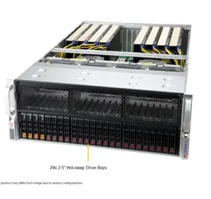 For Supermicro 4U GPU AS -4125GS-TNRT Dual EPYC 9004 Series Super Server