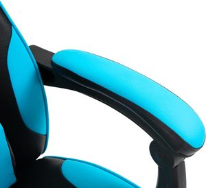 <span class=keywords><strong>Fauteuil</strong></span> de jeu pivotant en cuir bleu, rembourré, confortable, fonctionnel, durable, <span class=keywords><strong>meilleur</strong></span> <span class=keywords><strong>fauteuil</strong></span> de jeu inclinable OEM avec repose-pieds - Product Image 5