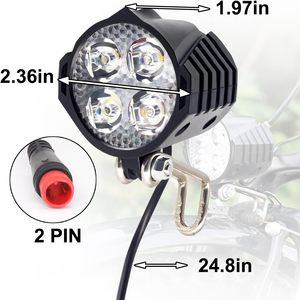 Faro Delantero al por Mayor para Sistema de Iluminación de Motocicletas, Foco para Motocicletas Todoterreno y Bicicletas - Product Image 2