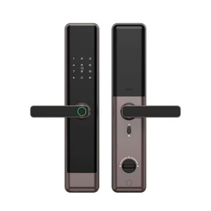 Tuya WIFI Smart <strong>Lock</strong> APP Control Fingerprint &amp; Digital <strong>Touch</strong> <strong>Screen</strong> <strong>Keypad</strong> Zinc Alloy Key for Aluminum Door - Product Image 2