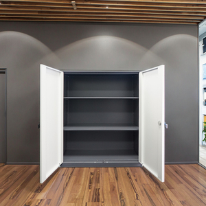 Knock-Down Morden Design Metal <b>Lockable</b> Adjustable File <b>Cabinet</b> Modern Office <b>Storage</b> Commercial Furniture for Home Office - Product Image 2