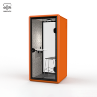 Cabine Acoustique Insonorisée pour Studio Audio, Musique et Appels Téléphoniques