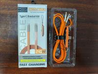 Grosir Kabel Data Type-C ke Type-C 240W 5A Terbaru 2026, Kabel Pengisi Daya USB Silikon Tembaga Murni, Kit Penyangga Ponsel