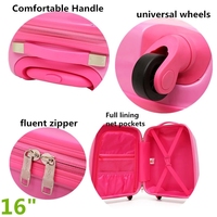 Ensemble de valises pour enfants OMASKA personnalisées en ABS, 3 pièces, valises à roulettes ABS, 14, 16, 20 pouces, valises ABS mignonnes