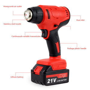 F FRFQ Cordless Safety <b>Heat</b> Tools Hot Temperature Auto Control <b>Mini</b> Hot <b>Gun</b> Hot Shrink Wrap <b>Gun</b> - Product Image 2