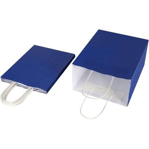 Medium Kraft Bags with Handles Paper Bags Birthday <b>Wedding</b> Party Grocery Retail Shop Business Gift Waterproof Coated Paper Bag - Product Image 2