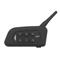 EJEAS-oreillette Bluetooth Vnetphone V4 pour moto, appareil de communication pour 4 motocyclistes, Intercom pour casque, kit mains-libres