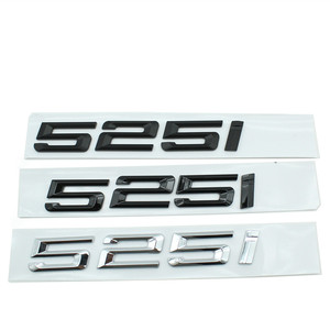 Nuevo Adhesivo Decorativo para Auto en Negro Cromo 3D ABS Personalizado, Superventas, para <span class=keywords><strong>BMW</strong></span> 520i 525i 528i 530i 535i 540i 550i - Product Image 3