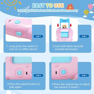 Tarjetas de Aprendizaje Interactivas de Felpa para Niños Pequeños, 224 <span class=keywords><strong>Palabras</strong></span> Visuales, Terapia del Habla Montessori, Aprendizaje Sensorial para Autismo, Regalos Educativos - Product Image 5