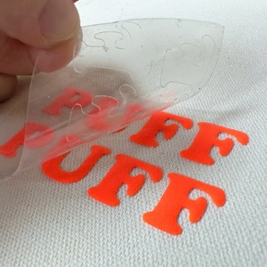 Etiquetas de Silicona Termoadhesivas, Parches de Goma Impresos en 3D, Adhesivos Personalizados Termoadhesivos, Logotipos de Vinilo Termotransferibles para Camisetas y Ropa - Product Image 2